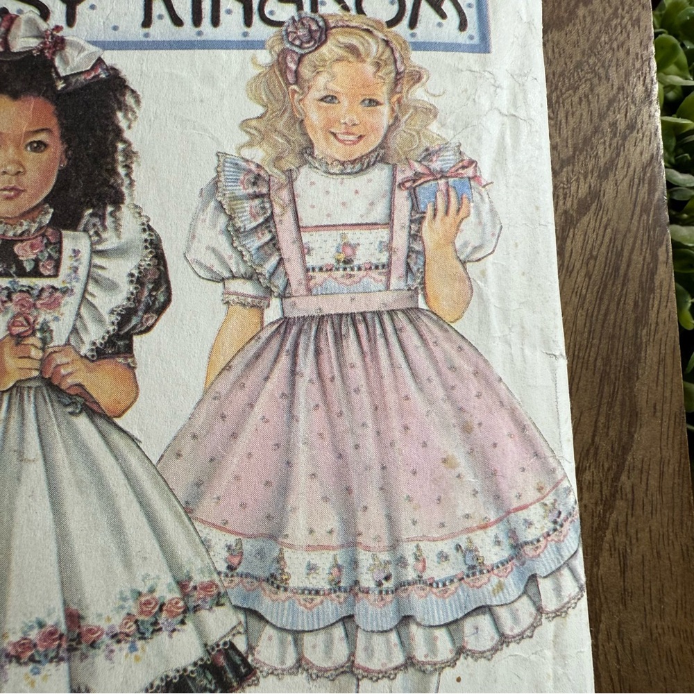 Simplicity 8318 Vintage 1980’s Daisy Kingdom Girl Dress Sew Pattern Size 5 - 6X - Picture 3 of 15